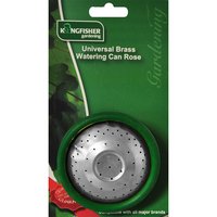 KINGFISHER BRASS WATERING CAN ROSE