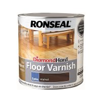 Ronseal Diamond Hard Floor Varnish Walnut 2.5L Tin
