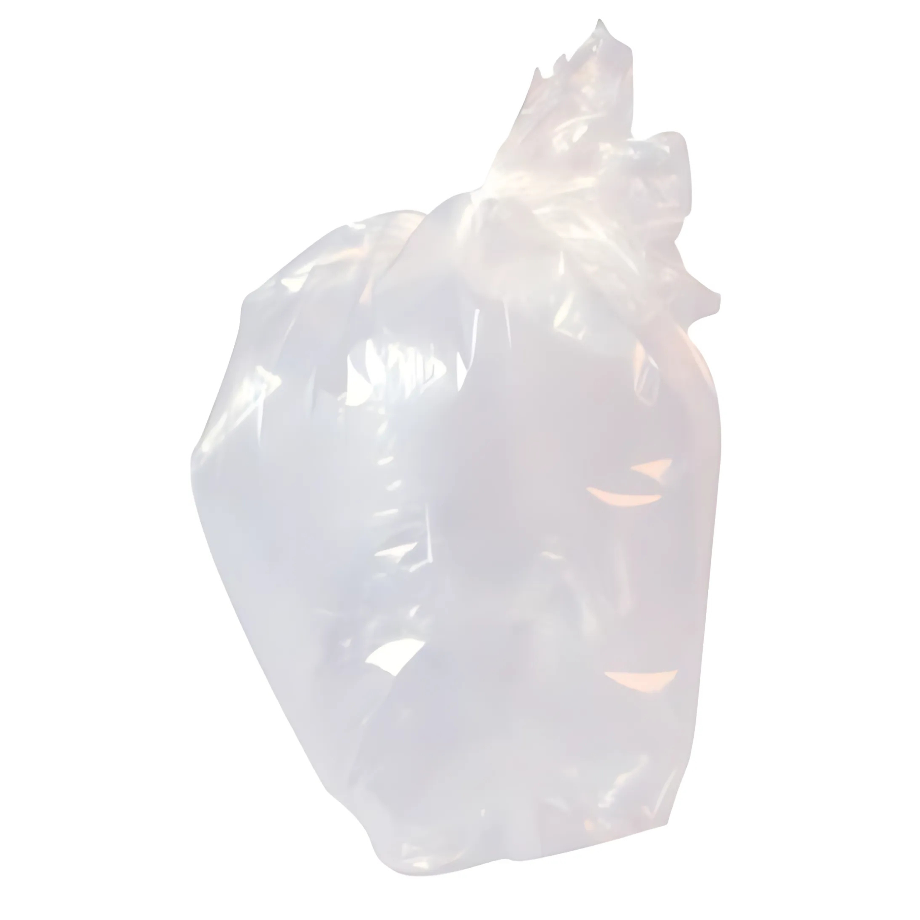 Clear Extra Heavy Duty Wheelie Bin Liner, 30" x 48" x 54", 100/Case