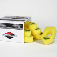 Briggs & Stratton Yellow Foam Air Filter 6 Pack