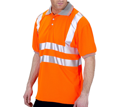 Hi-Visibility Polo Shirt Orange (GO/RT)