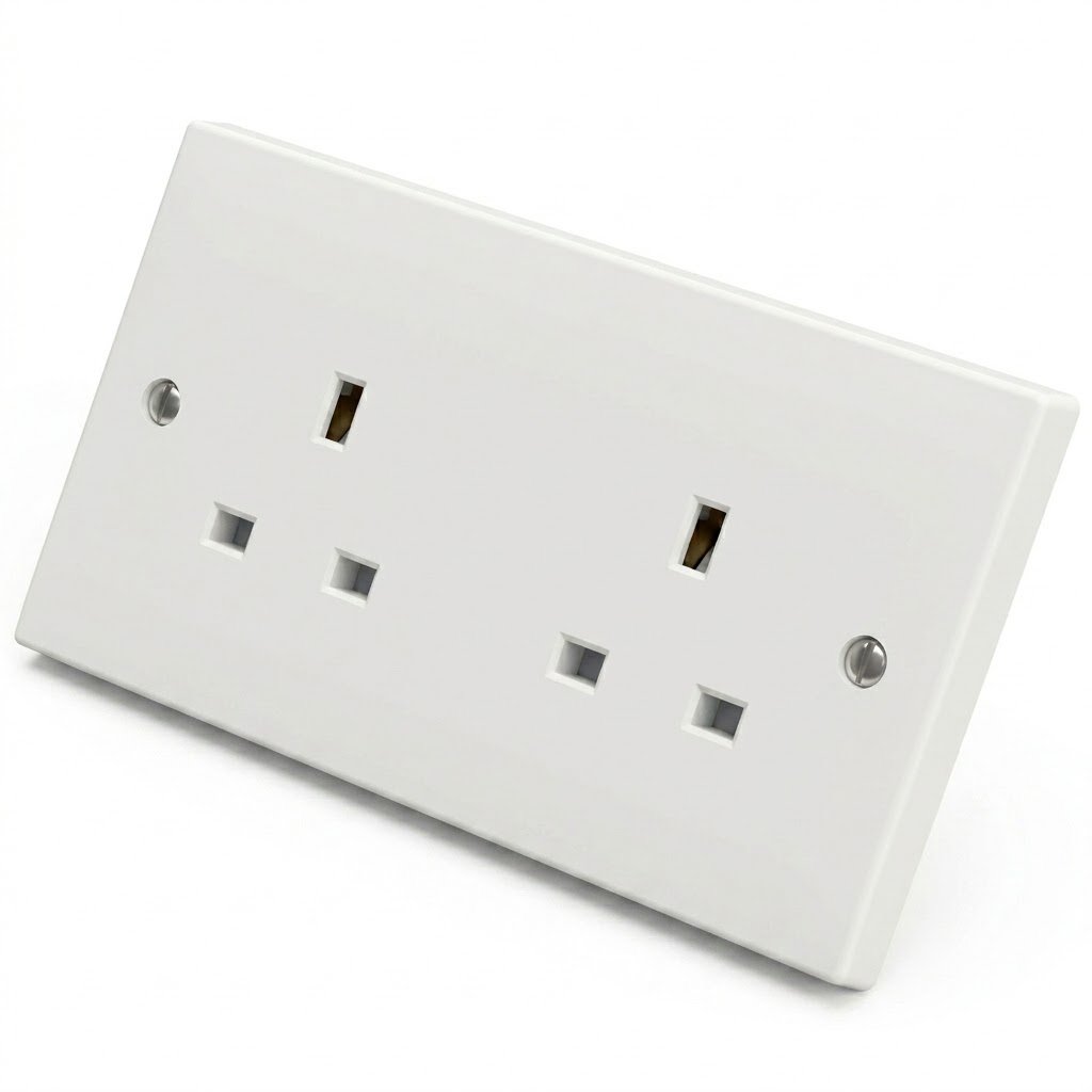 lincoln 13amp unswitched socket 2 gang