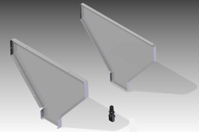 Luchtgordijn SCM module montage set