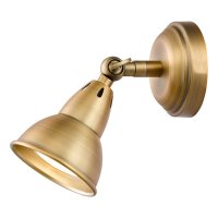 NATHANIEL SINGLE SPOTLIGHT AGED BRASS