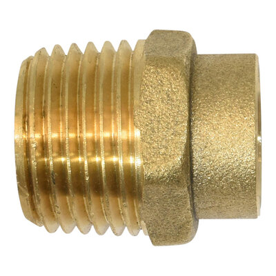 15mm x 1/2in C x MI Brass Adaptor