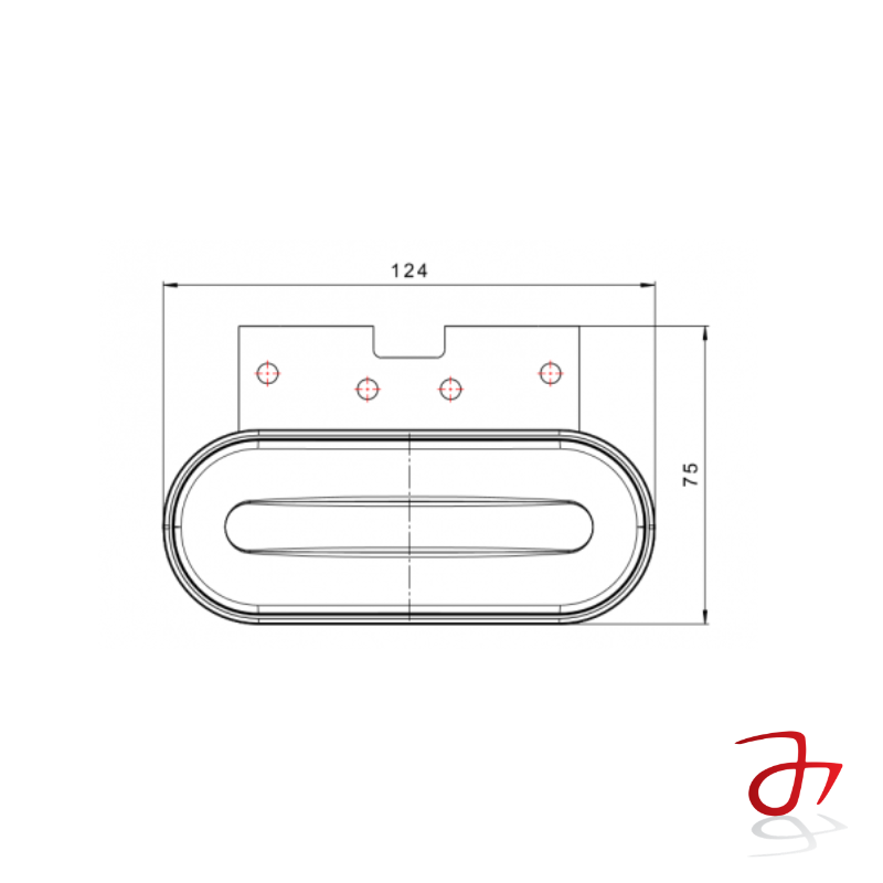 led-global-lg150-1236v-led-marker-light-with-bracket-clear