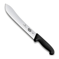 Butchers Steak Knife, 25 cm, Black