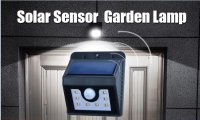 1.6W PIR Solar Wall Light 200LM 6500K