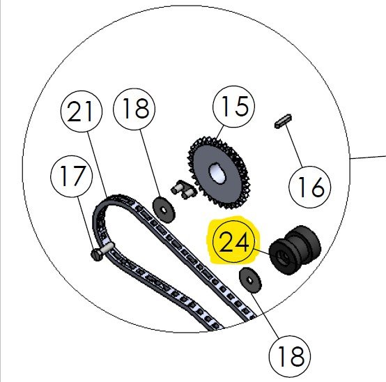 CHAIN TENSIONER CONOR WRAPPER CNRPC-8251-A
