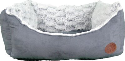Snug & Cosy Novara Rectangular Charcoal Dog Bed 106cm