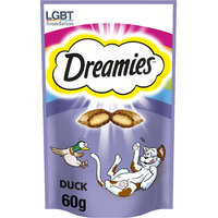 Dreamies Cat Treats - Duck 60g x 8