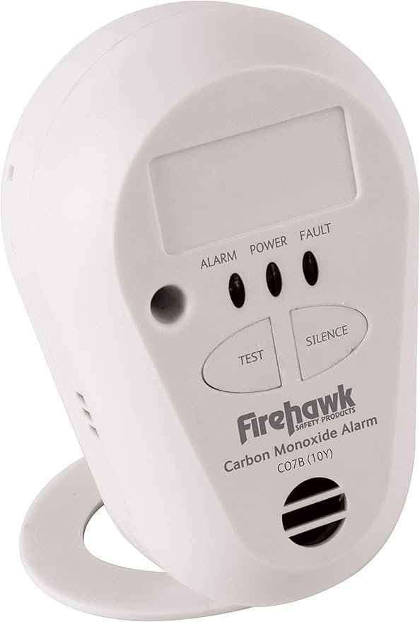 Firehawk CO Alarm Long-life Sealed-in Battery CO7B-10Y