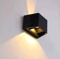 SOLAR POWERED, ADJUSTABLE BEAM ANGLE WALL LIGHT