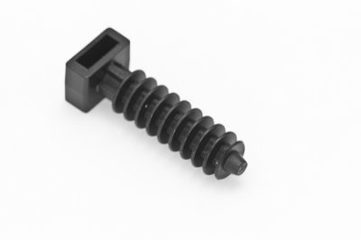Fa&ccedil;ade embase cheville noire (100pcs)