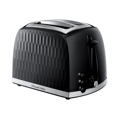 Russell Hobbs 2 Slice Toaster - Honeycomb Black | 26061 