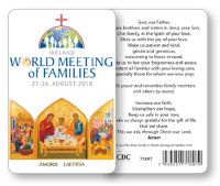 Prayer Leaflet/World Meeting of Families   (71897)