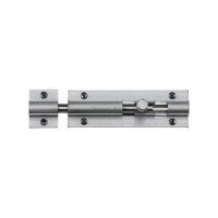 C1582 4-SC - HERITAGE BRASS DOOR BOLT STRAIGHT 4  X 1.25 SATIN C