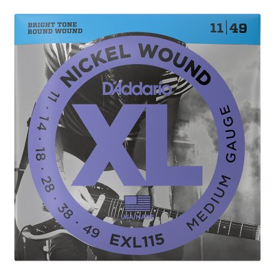 D'Addario XL Nickel Electric Guitar String Set Medium