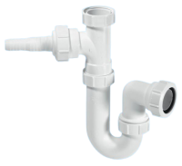 McAlpine 1 1/2" x 75mm Sink Trap with Domestic Appliance Inlet WM1