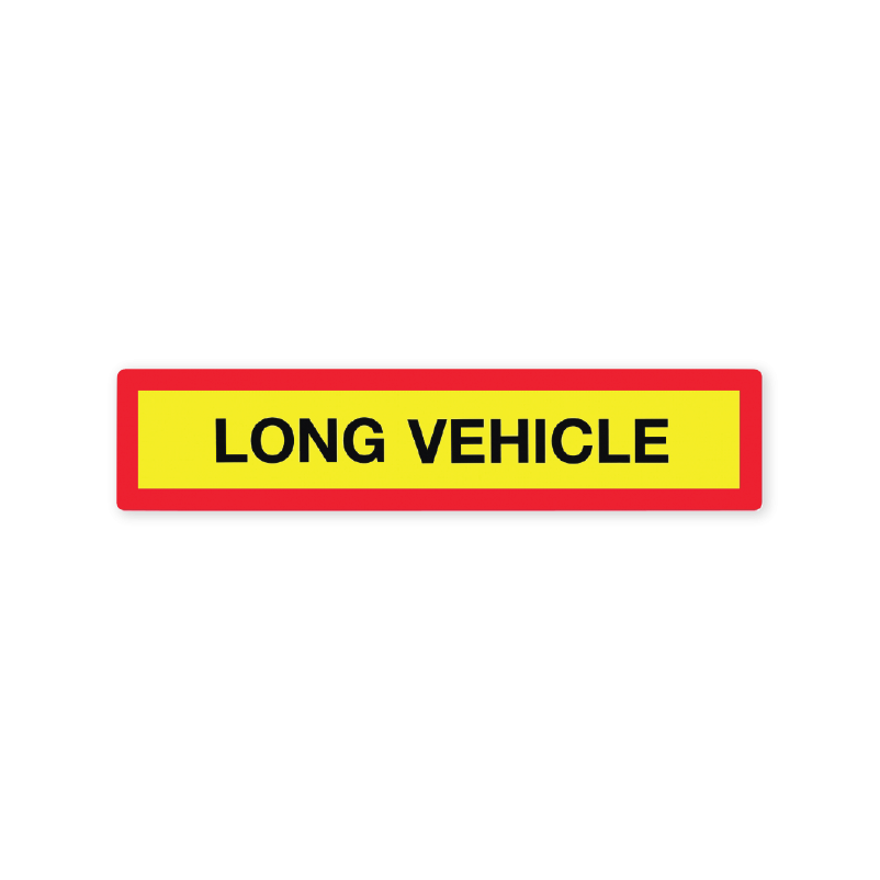 'Long Vehicle' Marker Board (Large)