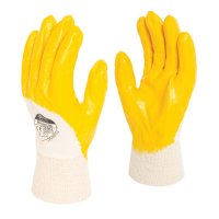 NITRON LITE NITRILE COATED COTTON INTERLOCK LINER GLOVE - ABRASION LEVEL 4