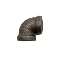 1/4" 90 Deg. Elbow, Black Pipe