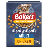 Bakers Complete Meaty Meals - Chicken 1kg x 5