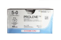 Johnson & Johnson 5/0 Prolene Sutures - 45cm x 24 13mm, 3/8 Circle, RC - DMI Dental Supplies Ireland - Next Day Delivery