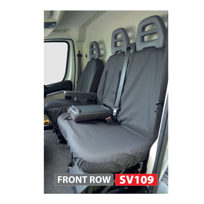 Citroen Replay / Boxer / Ducato Seat Covers (Front Row 3 Seater) 2006 - 2021 & 2021+