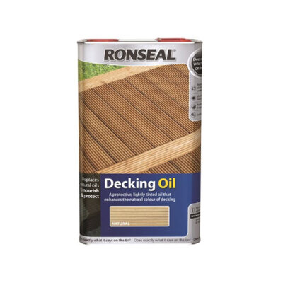 Ronseal Decking Oil 2.5 Lt Natural