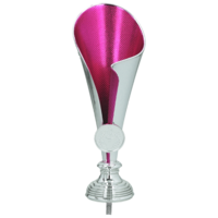 180 x 69mm Lobos Cup (Silver & Pink)