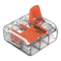 Wago 3P Compact Lever Connectors 221-613