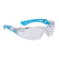Bolle Rush+ SMALL Clear Platinum Blue Bi-material frame