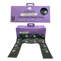 Adios Poop Bags Handled Large 1x120