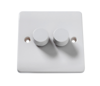 ROBUS 100W LED Dimmer Switch, 2Gang 2 Way