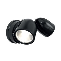 Ansell Zeker IP65 3xCCT Security Light Black