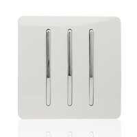 TRENDI 3 GANG 2 WAY SWITCH WHITE