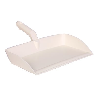 Foodgrade hand dust pan - heavy duty, 300 mm, white