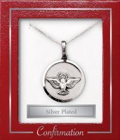 Necklet/Silver Plated/Holy Spirit   (F6903/SPIRIT)