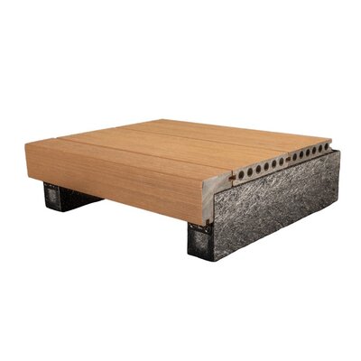 DuoDek Caramel L Edging Trim / Step Trim - 3.6m Length