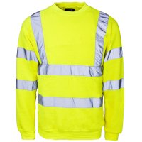 SUPERTOUCH HI VIS CRE NECK SWEATSHIRT