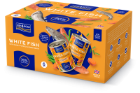 Fish4Dogs Cans White Fish with Sweet Potato & Green Beans 395g x 6