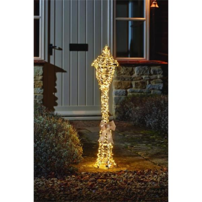 Three Kings Gold Twist Lamp Post - 90Cm 1