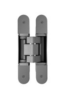 Invisacta IN310 3D Adjustable Concealed Hinge - Capacity 120 Kg - Screws And Caps Included Satinized Nickel Plated