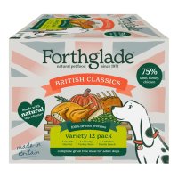 Forthglade British Classics Grain Free Chicken Lamb Beef Variety Pack 12x395g