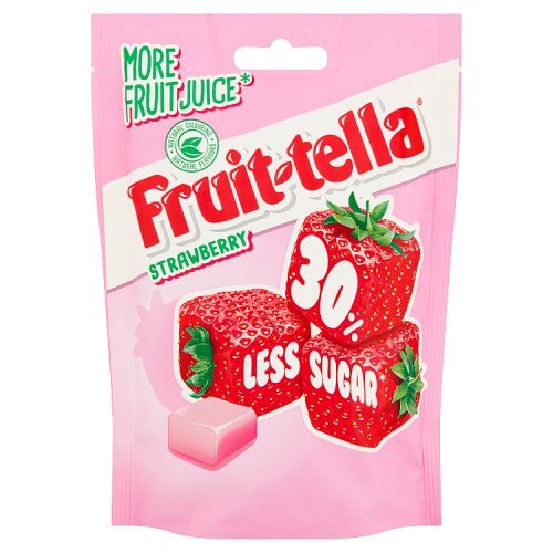 FRUITTELLA STRAWBERRY REDUCED SUGAR 120gr