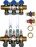 Polypipe 15mm Push-Fit Manifold - 8 Port PB12743