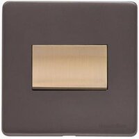 Verona Matt Bronze Triple Pole Fan Isolator