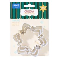 CHRISTMAS COOKIE CUTTER SET OF 3 -SNOWFLAKES