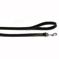 Ancol Sewn Leather Lead Black &frac34;" x 40" x 1